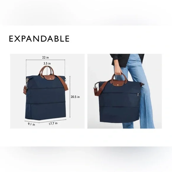 LONGCHAMP LE PLIAGE TRAVEL EXPANDABLE BAG - Picture 10 of 11